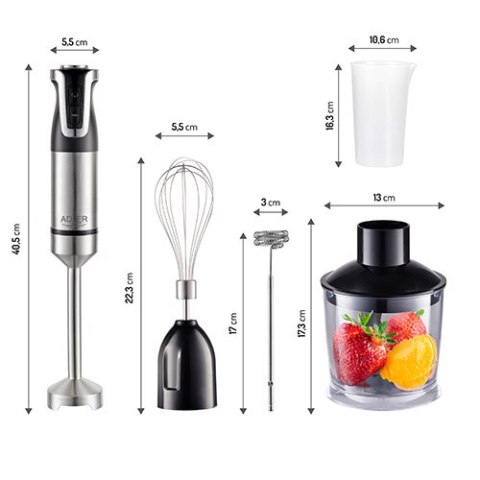 Blender ręczny - zestaw - 1800W