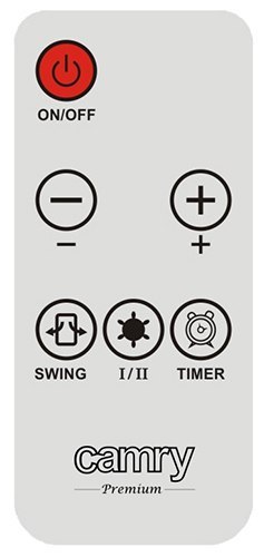 Termowentylator kolumnowy ceramiczny LCD z pilotem + Timer