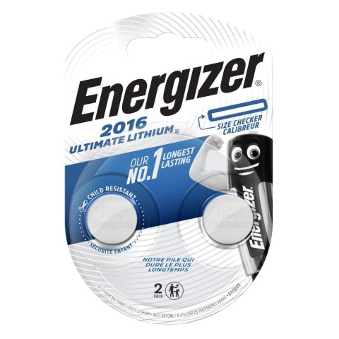 Bateria litowa mini Energizer Ultimate Lithium CR2016 x2