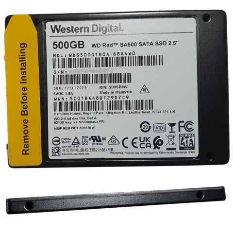 Dysk SSD WD Red SA500 500GB NAS 3D NAND