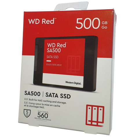 Dysk SSD WD Red SA500 500GB NAS 3D NAND