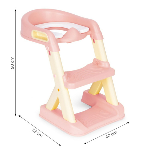 Nakładka na toaletę ze schodkami drabinką dla dzieci ECOTOYS nocnik