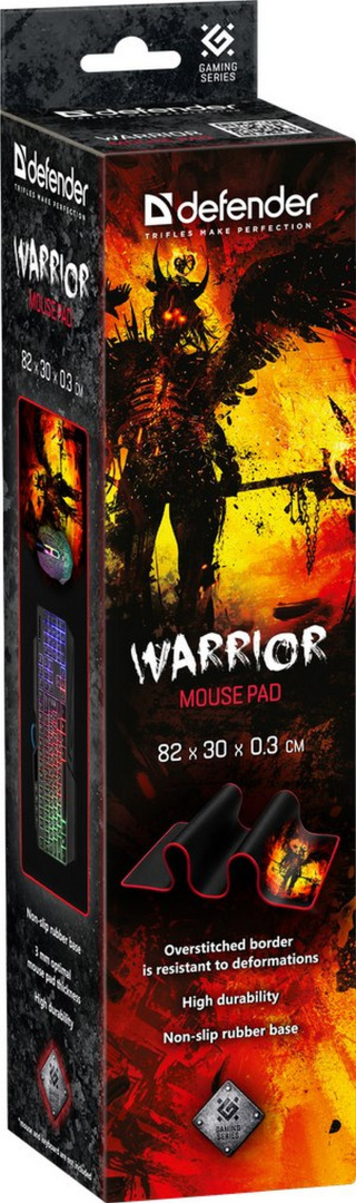 PODKŁADKA DEFENDER GAMING WARRIOR 820x300x3mm