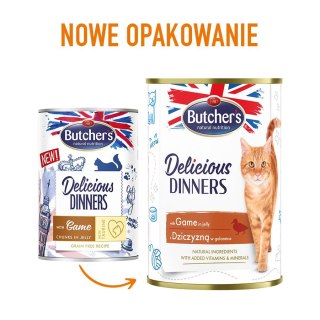 Butcher's Delicious Dinners kawałki z dziczyzną w galaretce 400g