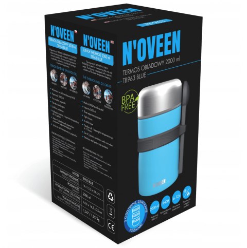 Termos obiadowy NOVEEN TB963 2000 ml Blue