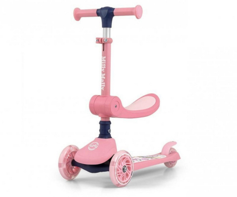 Milly Mally Scooter Fuzzy Pink