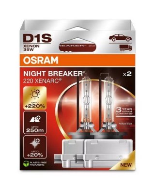 OSRAM D1S XENARC NIGHT BREAKER 220 - 3 lata gwa.