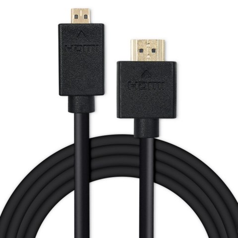 Qoltec Kabel HDMI A męski | Micro HDMI D męski | 1.5m