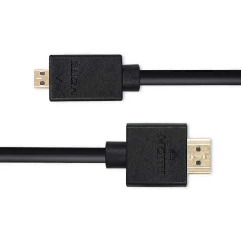 Qoltec Kabel HDMI A męski | Micro HDMI D męski | 1.5m