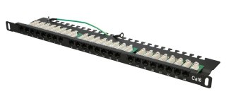 Extralink CAT6 UTP 0,5U | Patchpanel | 24 porty