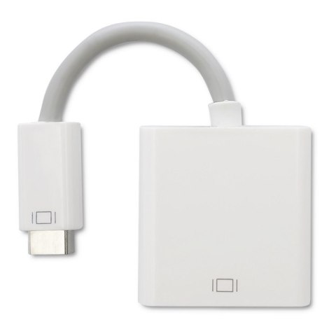 Qoltec Adapter Mini DVI męska | DVI (24+5) żeńska |0.17m