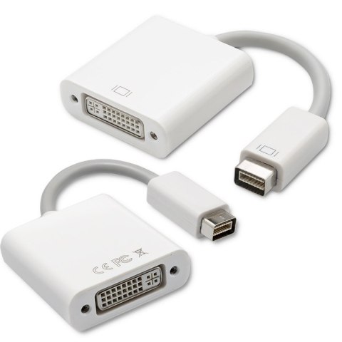 Qoltec Adapter Mini DVI męska | DVI (24+5) żeńska |0.17m