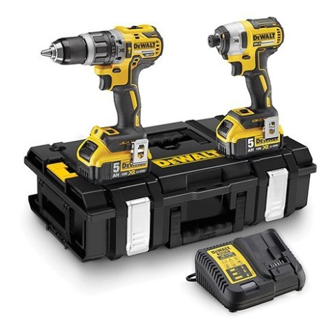 Dewalt system aku 18 v 18 v zestaw combo: dcd796, dcf887, 2