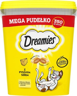 DREAMIES Przysmak Mega Pudełko Pyszny Ser dla kota op. 350g