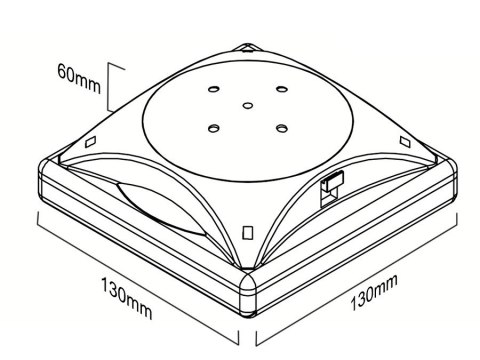 Lampa 4LED Maclean, Solarna, Oświetlenie parasola, MCE124