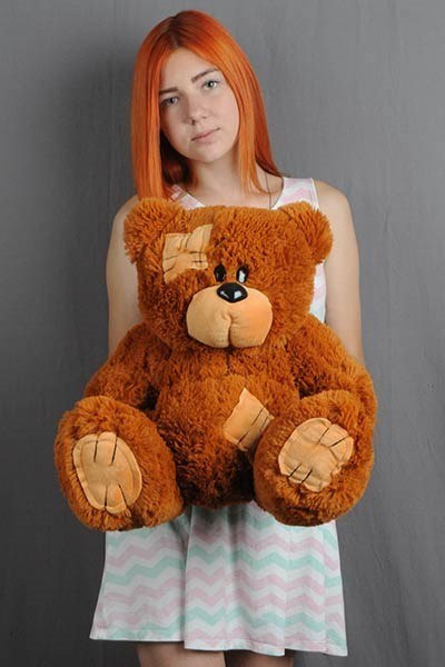 Miś TEDDY 60cm brązowy