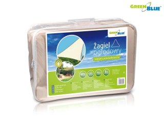 Żagiel ogrodowy zacieniacz UV GreenBlue, poliester, 3,6m trójkąt, kremowy, hydrofobowa powierzchnia, GB500