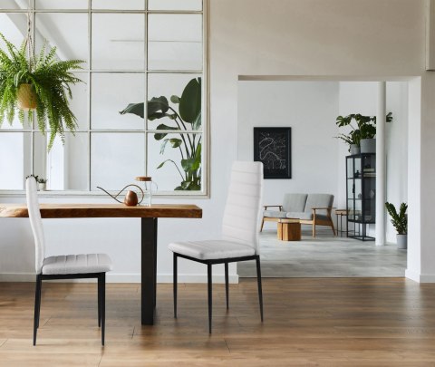 KRZESŁA TAPICEROWANE 4X KRZESŁO DO SALONU JADALNI MODERNHOME KRZESŁA TAPICEROWANE 4X KRZESŁO DO SALONU JADALNI MODERNHOME