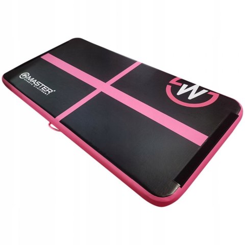 AirTrack Dmuchana Mata Gimnastyczna MASTER 200 x 100 x 10 cm Black-Pink