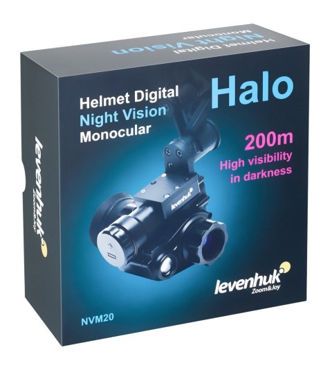 Cyfrowy monokular noktowizyjny Levenhuk Halo NVM20 Helmet