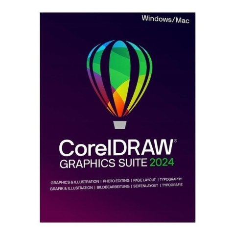 Licencja ESD CorelDRAW Graphics Suite 2024 Win Mac wielojęzyczna