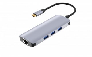 IBOX IUH3RJ4K (Szary /USB Typ C )