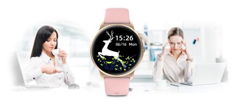 Damski SMARTWATCH G.Rossi SW015-2 Różowy