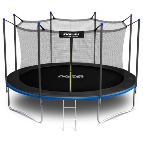 Trampolina ogrodowa 14ft/435cm z siatką wewnętrzną i drabinką Neo-Sport