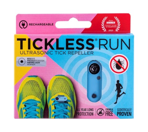 Odstraszacz kleszczy dla ludzi Tickless Run Blue