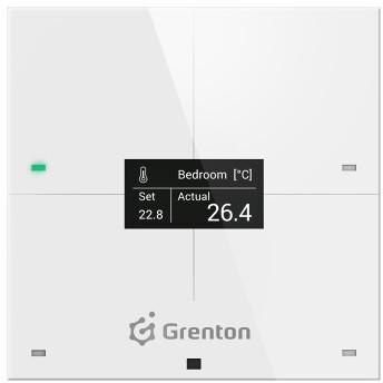 GRENTON - SMART PANEL 4B, OLED, TF-bus, BIAŁY WiFi (2.0)