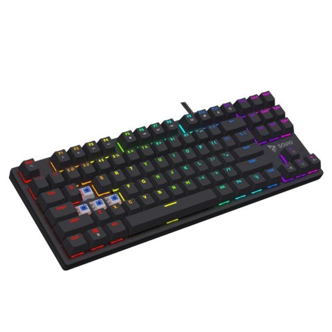 Klawiatura przewodowa SAVIO TEMPEST X2 Outemu BLUE mechaniczna RGB