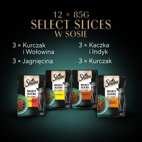 Sheba SiS Soczyste Smaki 12x85g