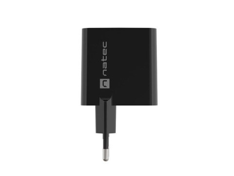 NATEC ŁADOWARKA RIBERA GAN 1X USB-A + 1X USB-C 45W CZARNA NUC-2143