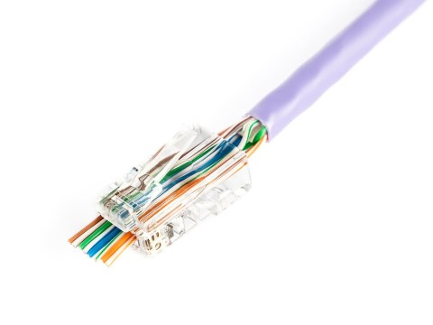 Wtyk RJ45 (8P8C) przelotowy DIGITUS kat.5e nieekranowany, AWG 26-24, opakowanie 100 szt.