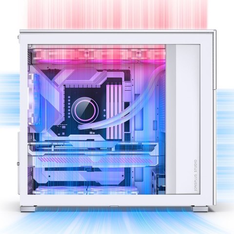 Jonsbo D41 MESH Screen ATX Gehäuse, Tempered Glass - weiß