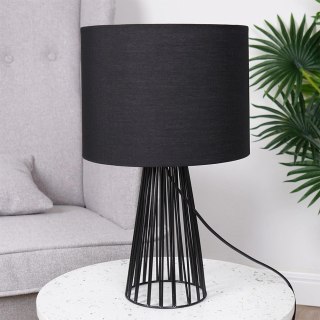 Lampa stołowa czarna 41 cm