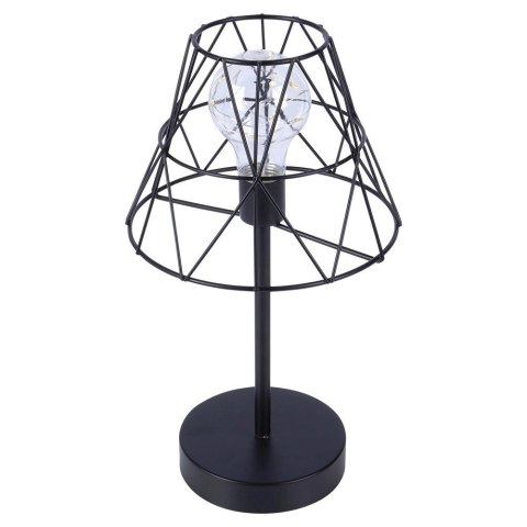 Lampa stołowa na baterię LED czarna 30,5 cm