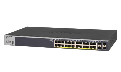 Switch Netgear GS728TPP-200EUS 28p PoE 380W (PoE+: 24p) Managed Gigabit